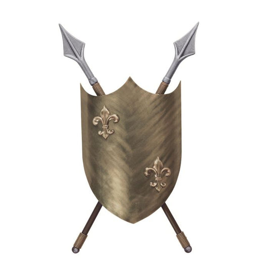 Crusader 2 Light Wall Light - Burnished Bronze