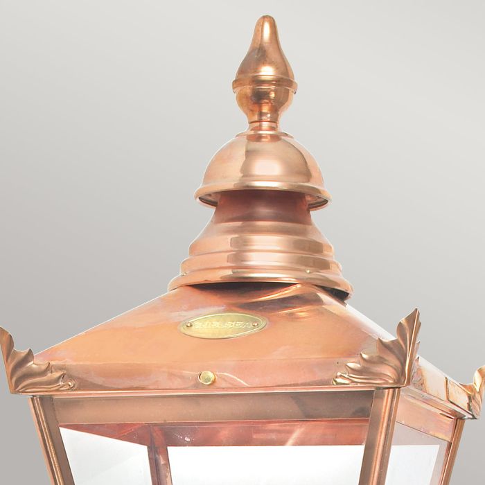Chelsea 1 Light Wall Lantern - Copper