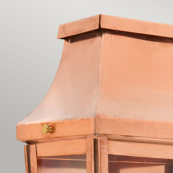 Chelsea 1 Light Small Half Lantern - Copper