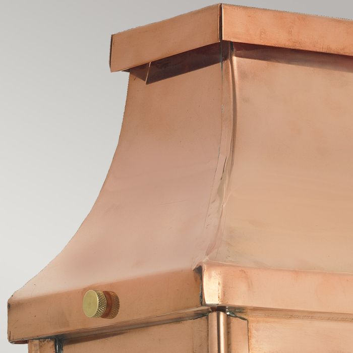 Chelsea 1 Light Large Half Lantern - Copper