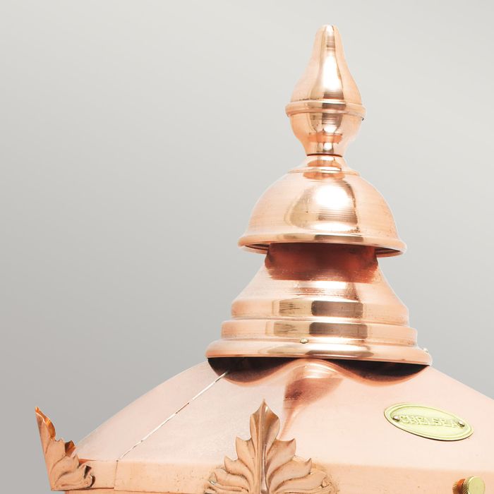 Chelsea 1 Light Half Lantern - Copper