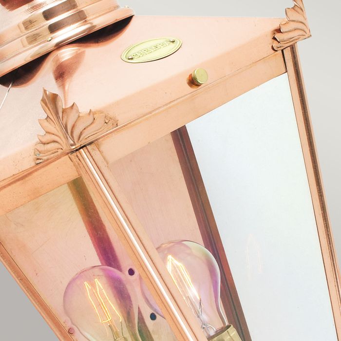 Chelsea 1 Light Half Lantern - Copper
