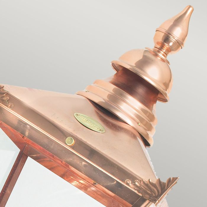 Chelsea 1 Light Grande Up Wall Lantern - Copper