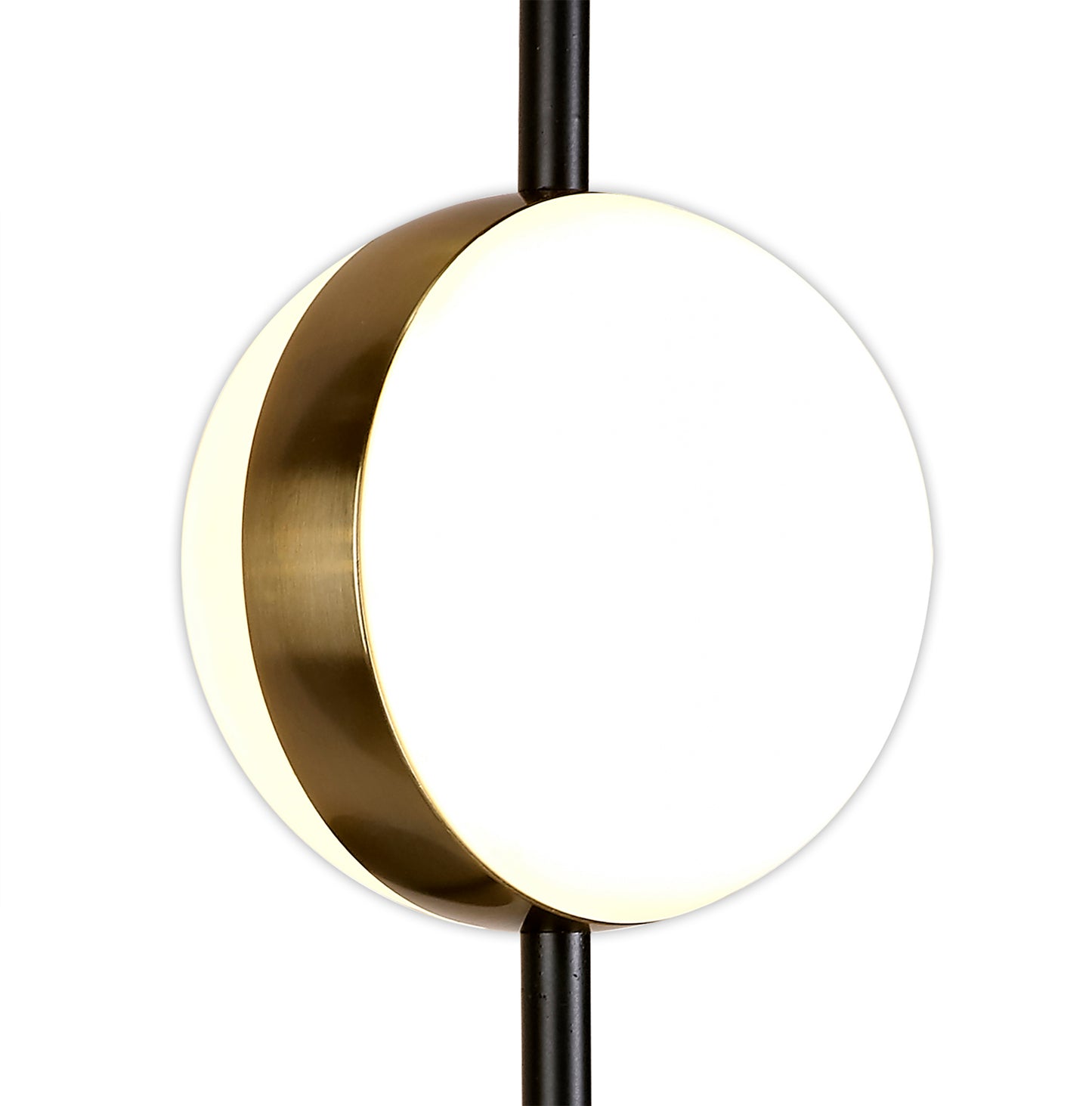 Cuba Wall Lamp, 8W LED, 3000K, 600lm, Gold/Black, 3yrs Warranty by Mantra