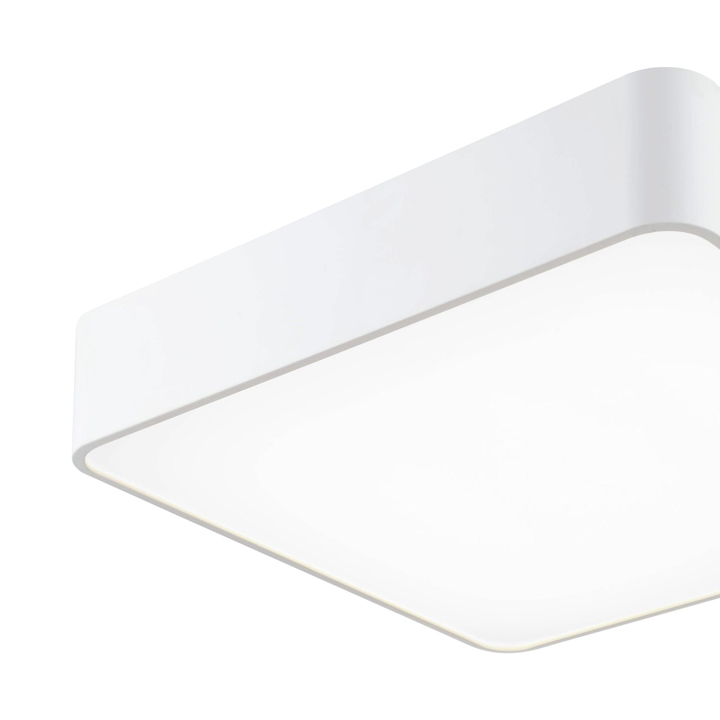 Cumbuco Flush 40cm Square, 2100lm, 35W LED 4000K White/Acrylic, 3yrs Warranty by Mantra