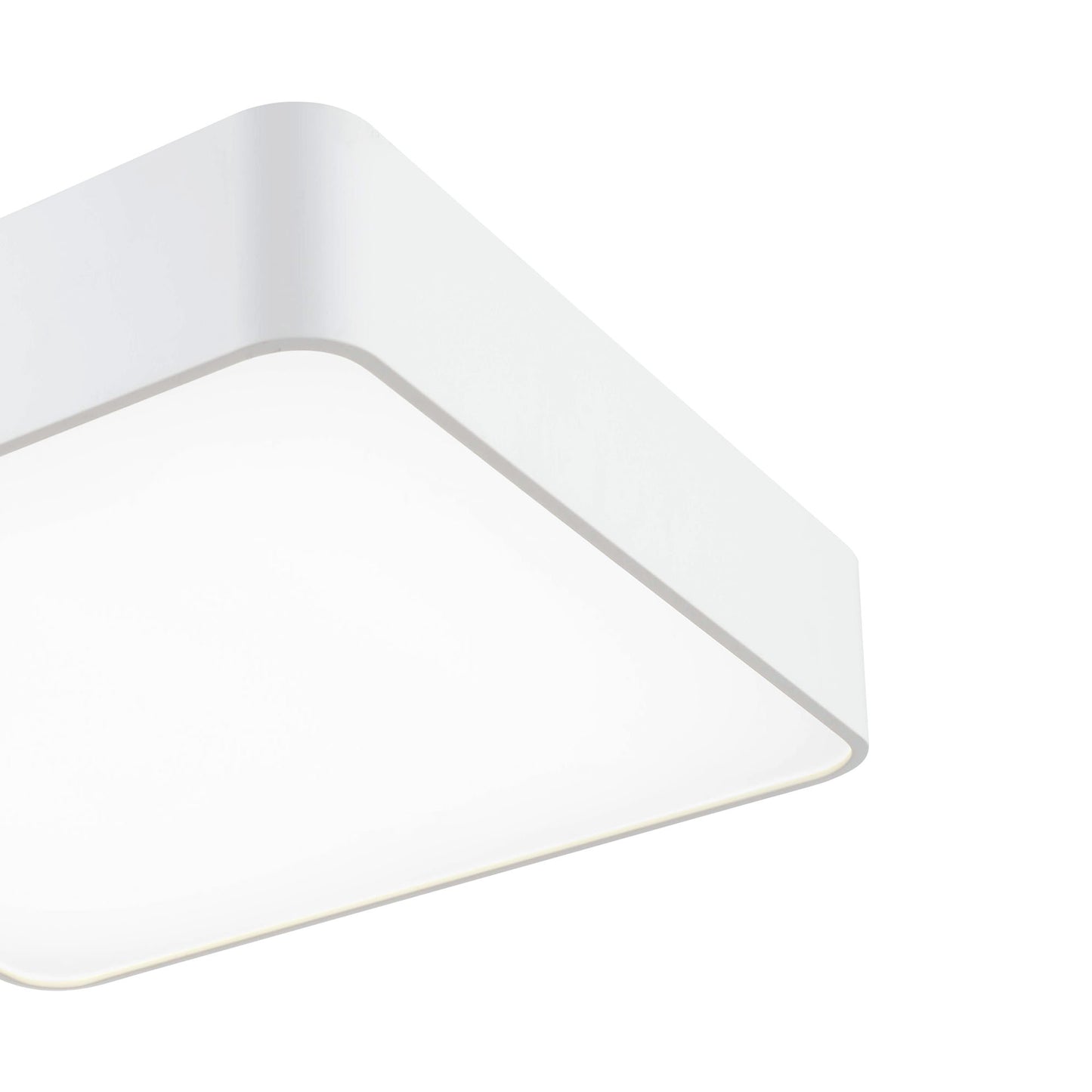 Cumbuco Flush 40cm Square, 2100lm, 35W LED 4000K White/Acrylic, 3yrs Warranty by Mantra