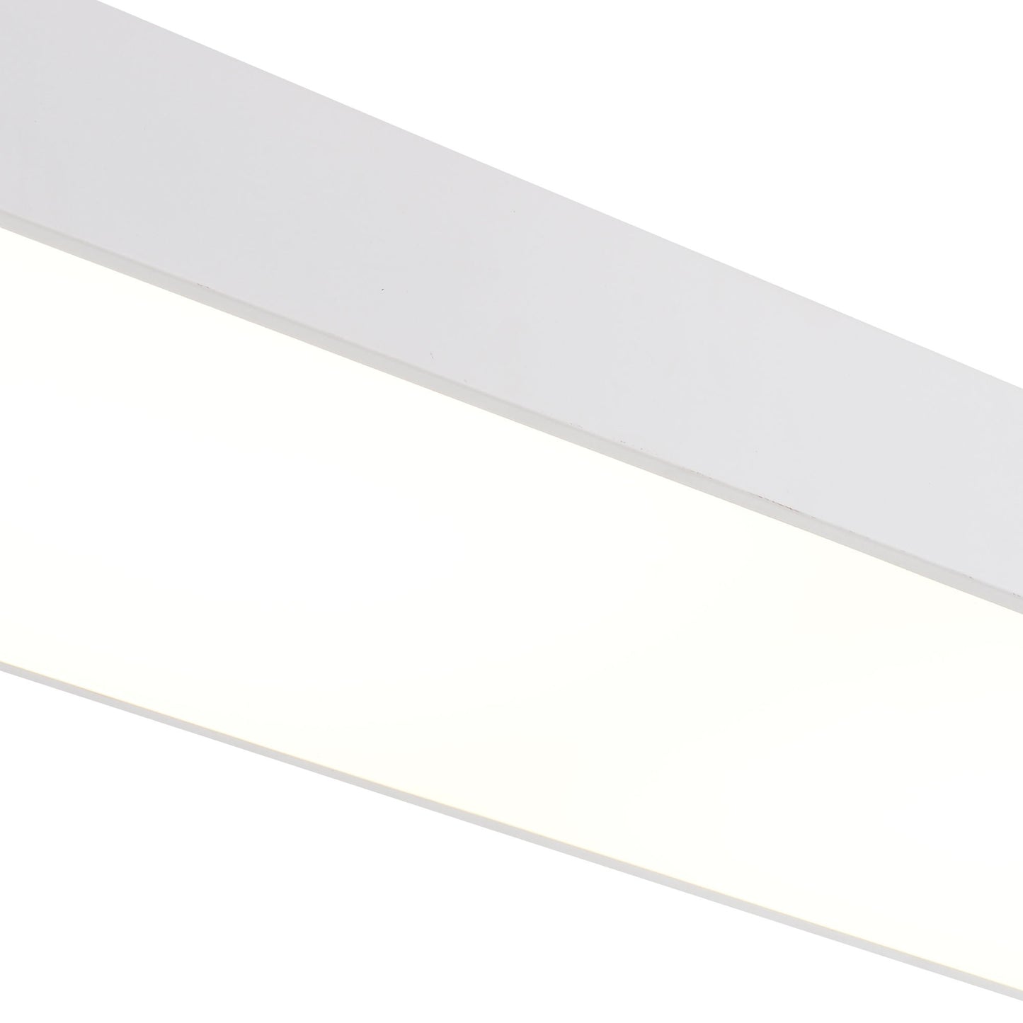 Cumbuco Flush Rectangle, 5100lm, 85W LED 4000K White/Acrylic, 3yrs Warranty by Mantra