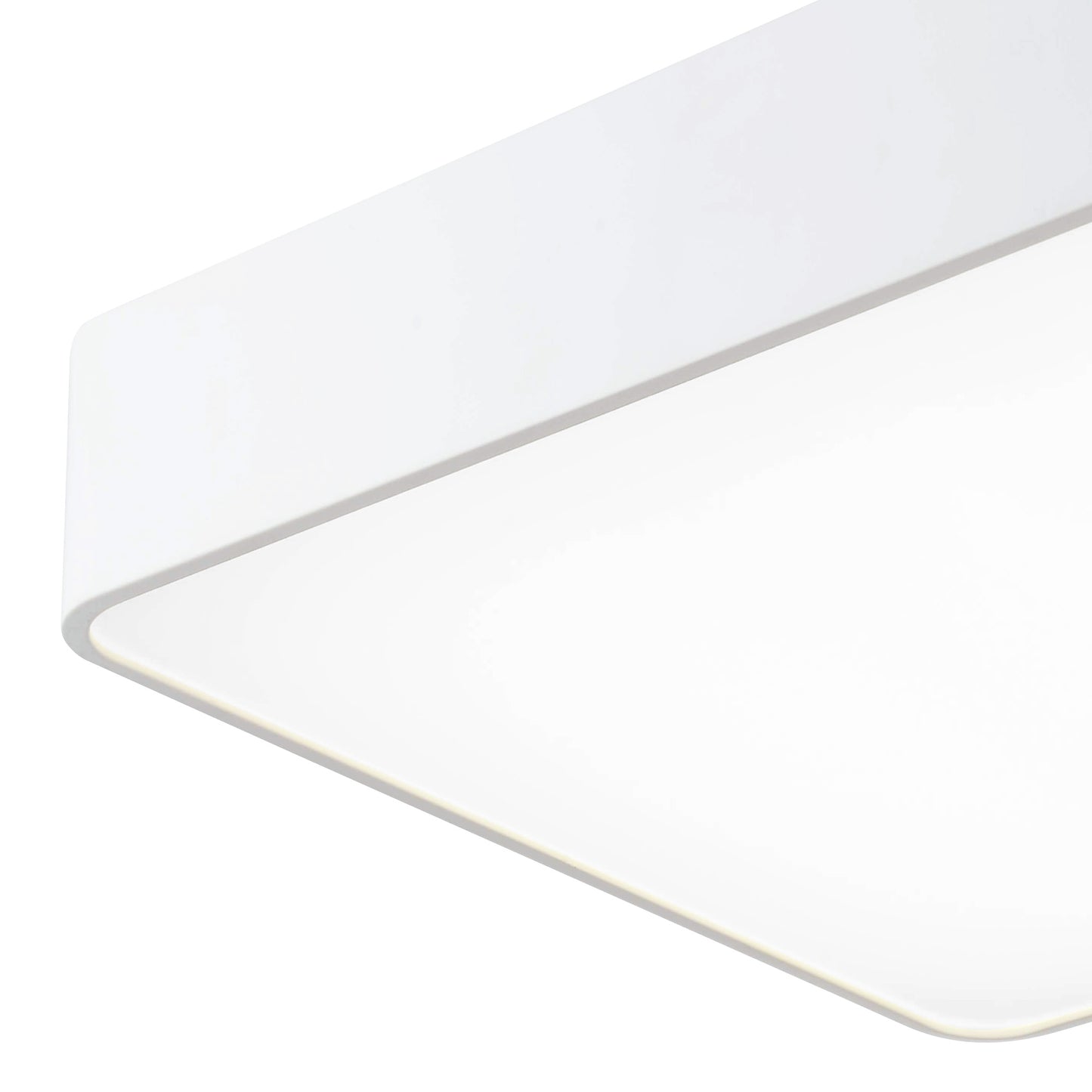 Cumbuco Flush 60cm Square, 4800lm, 80W LED 4000K White/Acrylic, 3yrs Warranty by Mantra