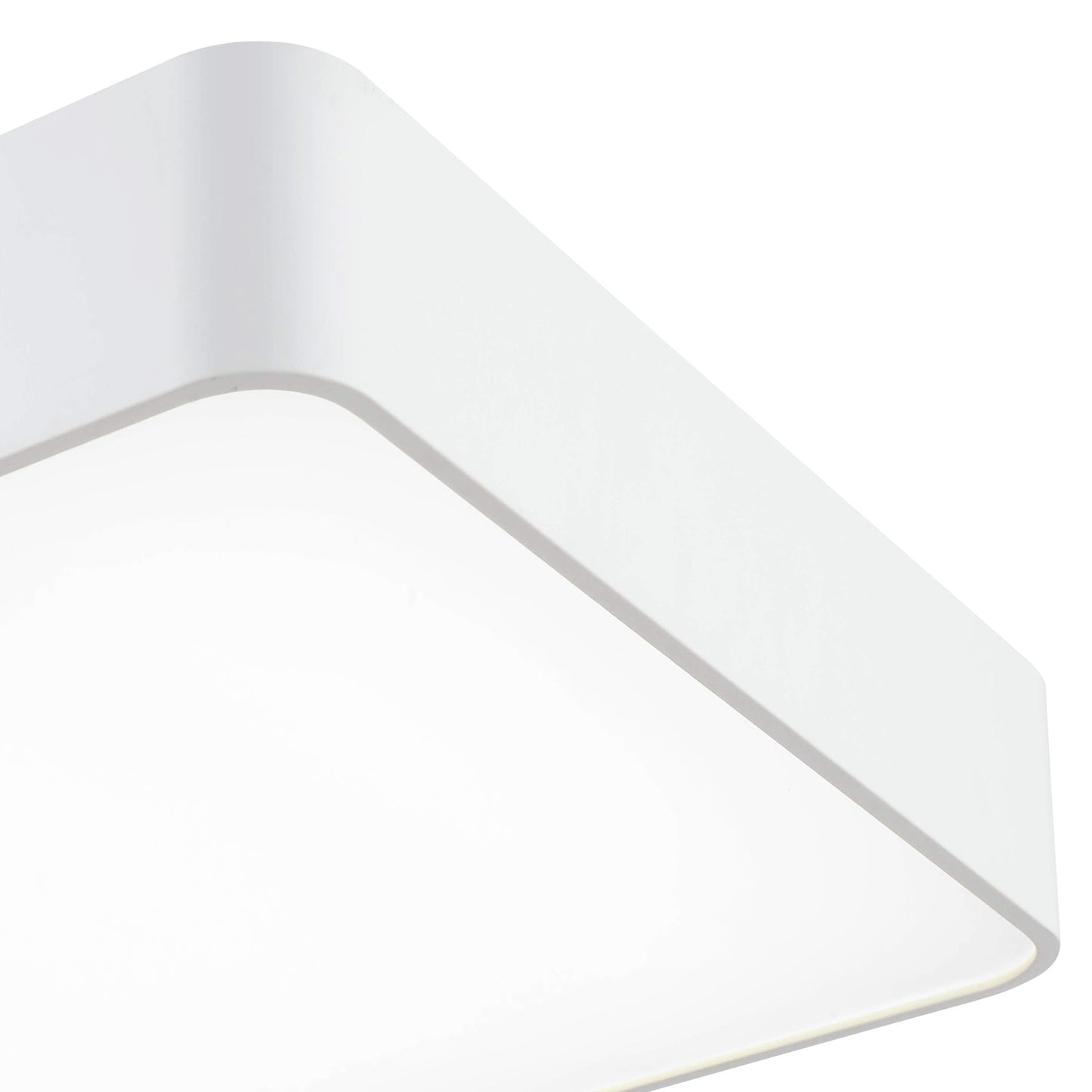 Cumbuco Flush 60cm Square, 4800lm, 80W LED 4000K White/Acrylic, 3yrs Warranty by Mantra