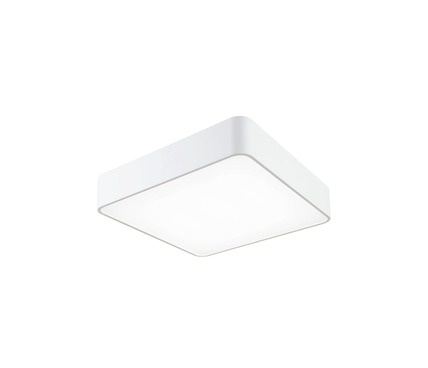 Cumbuco Flush 60cm Square, 4800lm, 80W LED 4000K White/Acrylic, 3yrs Warranty by Mantra