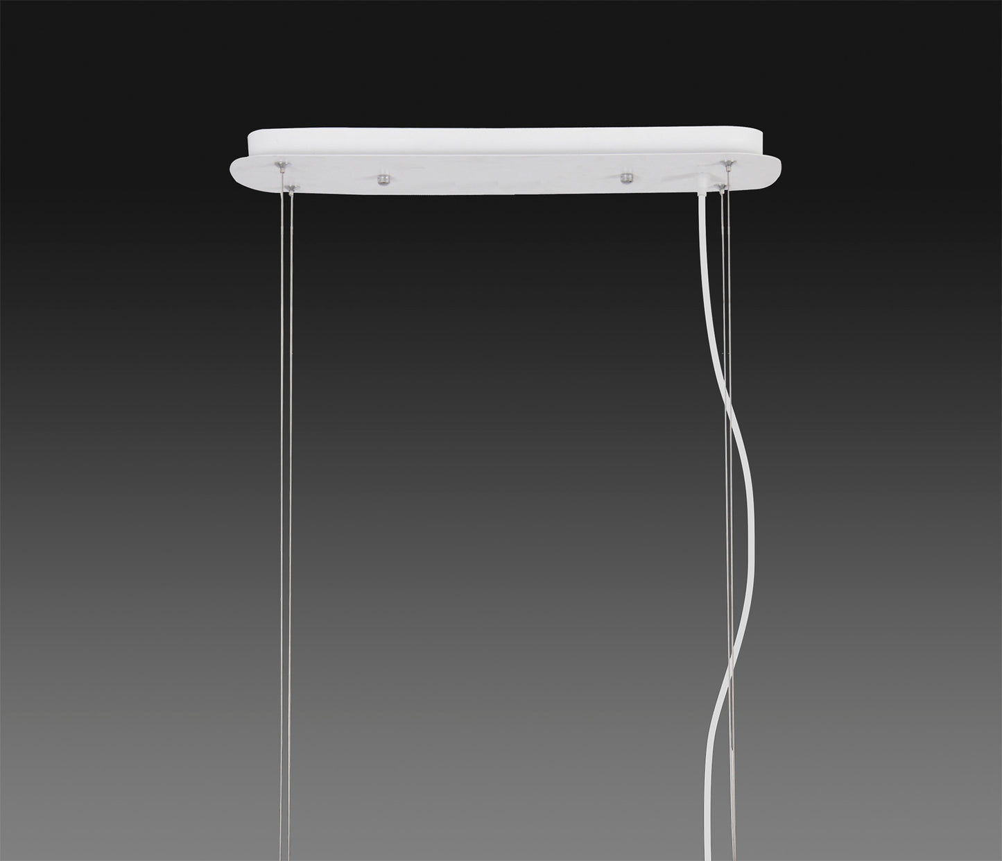 Cumbuco Linear Pendant Kit White For 5501 & 5503 by Mantra