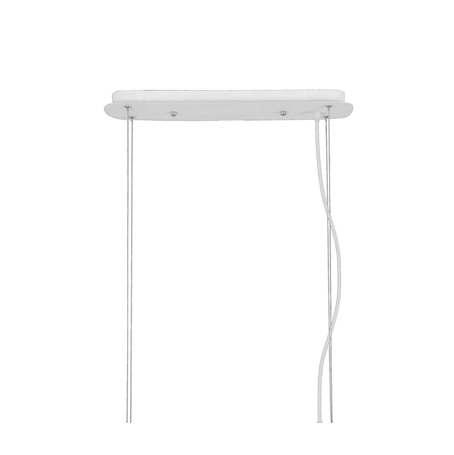 Cumbuco Linear Pendant Kit White For 5501 & 5503 by Mantra