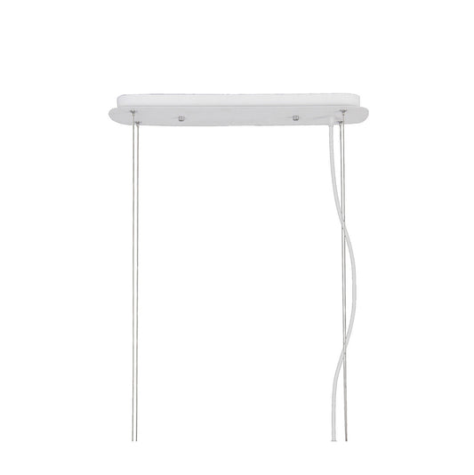 Cumbuco Linear Pendant Kit White For 5501 & 5503 by Mantra
