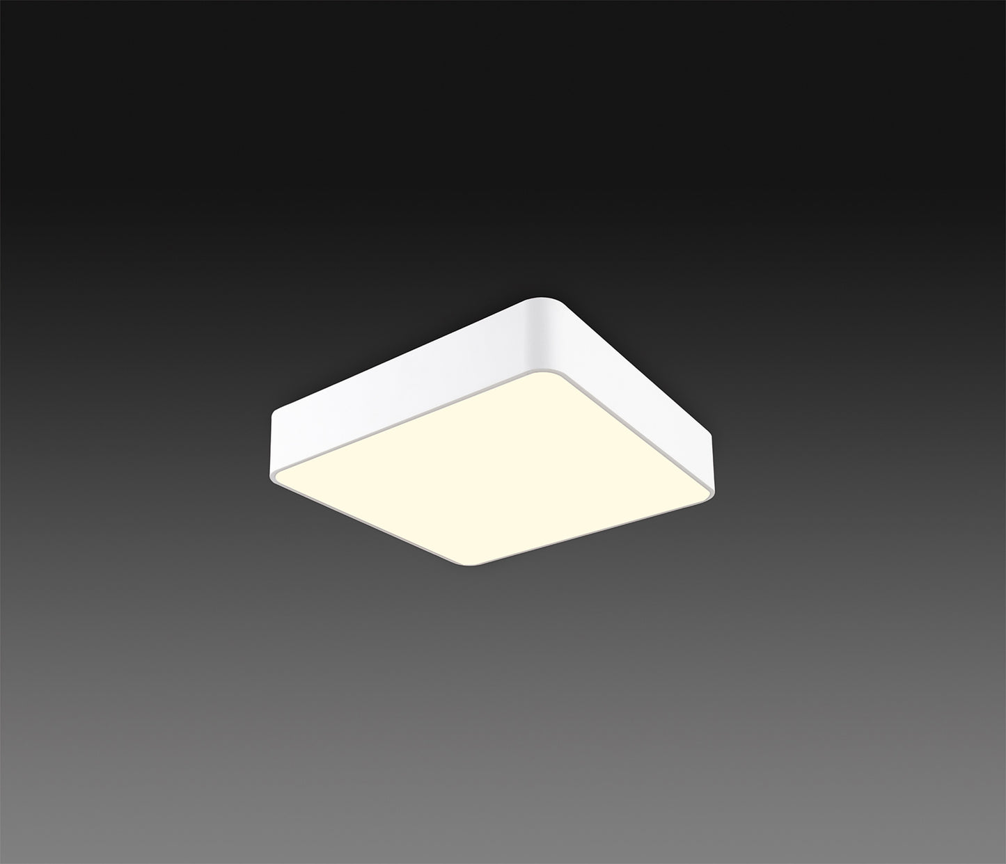 Cumbuco Ceiling 40cm Square, 35W LED, 3000K, 2350lm, White, 3yrs Warranty by Mantra