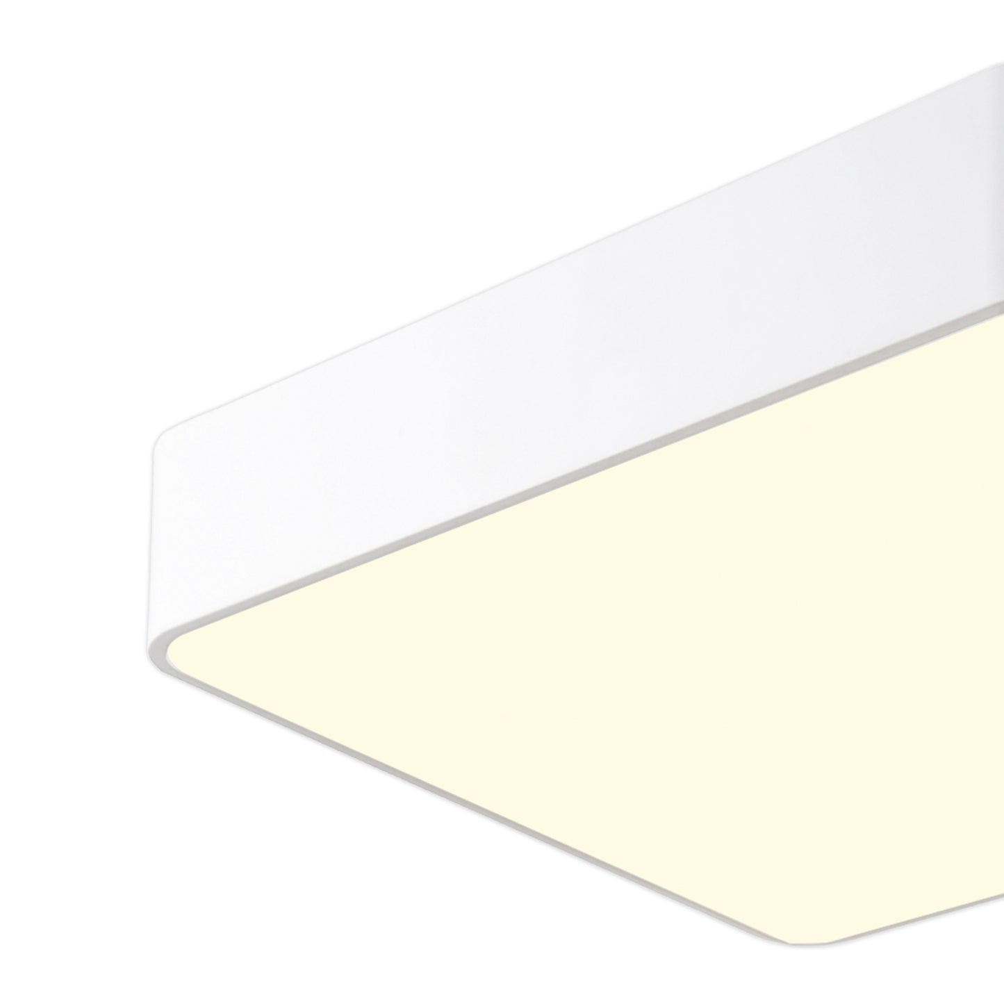 Cumbuco Ceiling 40cm Square, 35W LED, 3000K, 2350lm, White, 3yrs Warranty by Mantra