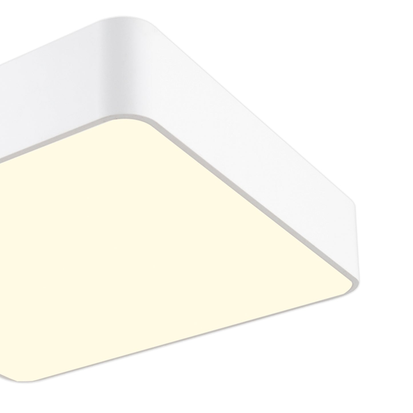 Cumbuco Ceiling 40cm Square, 35W LED, 3000K, 2350lm, White, 3yrs Warranty by Mantra