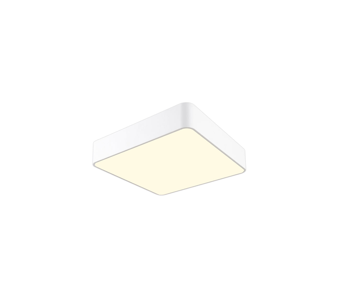 Cumbuco Ceiling 40cm Square, 35W LED, 3000K, 2350lm, White, 3yrs Warranty by Mantra