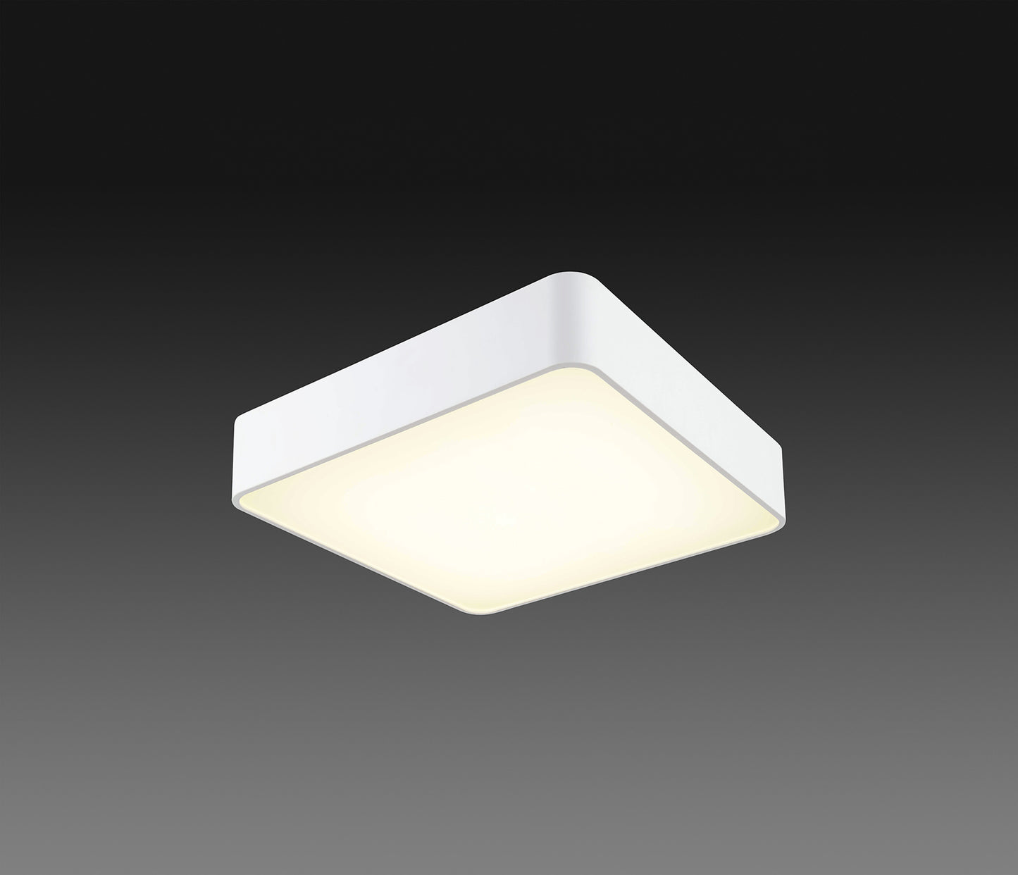 Cumbuco Ceiling 60cm Square, 80W LED, 3000K, 5650lm, White, 3yrs Warranty by Mantra