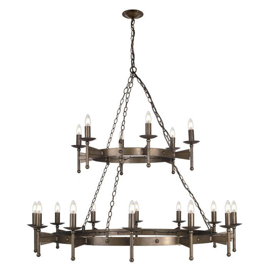 Cromwell 18 Light Chandelier - Old Bronze