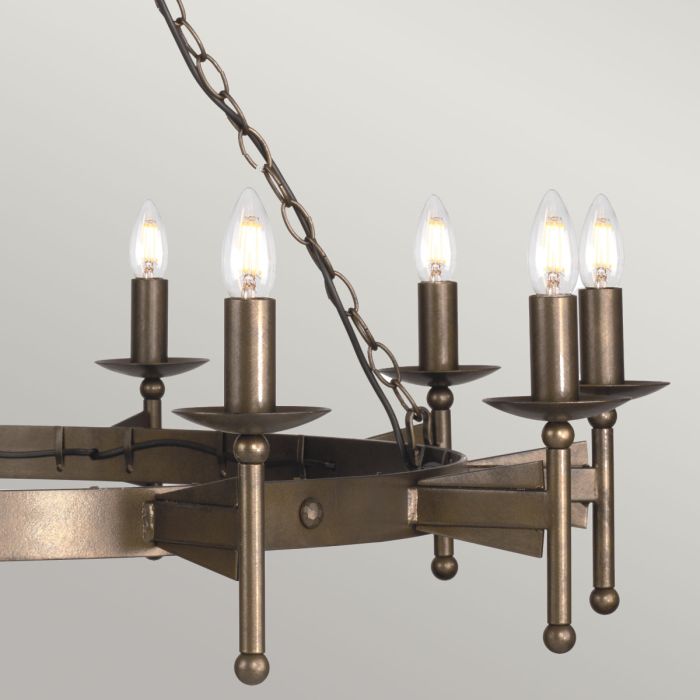 Cromwell 18 Light Chandelier - Old Bronze