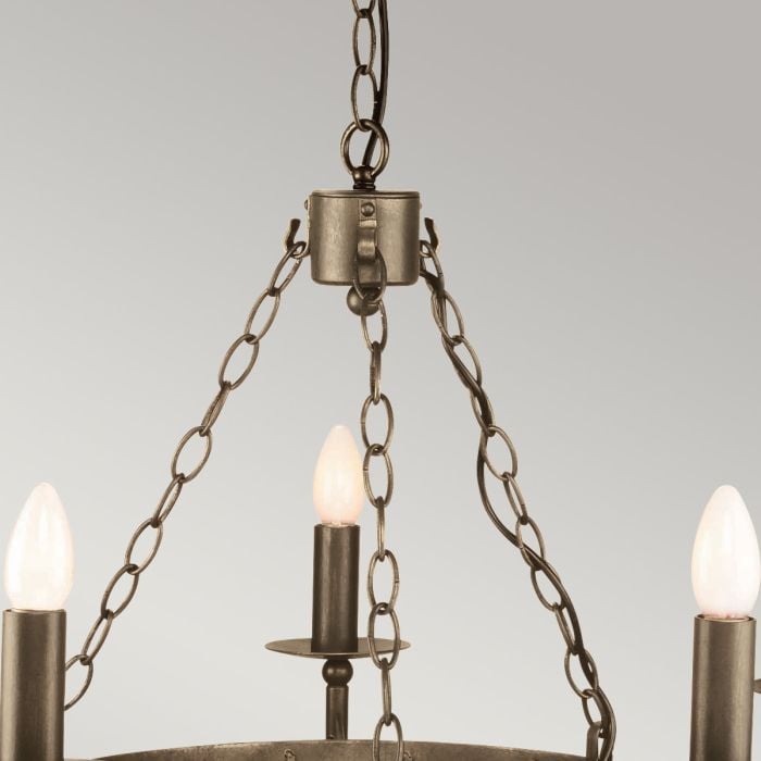 Cromwell 5 Light Chandelier - Old Bronze