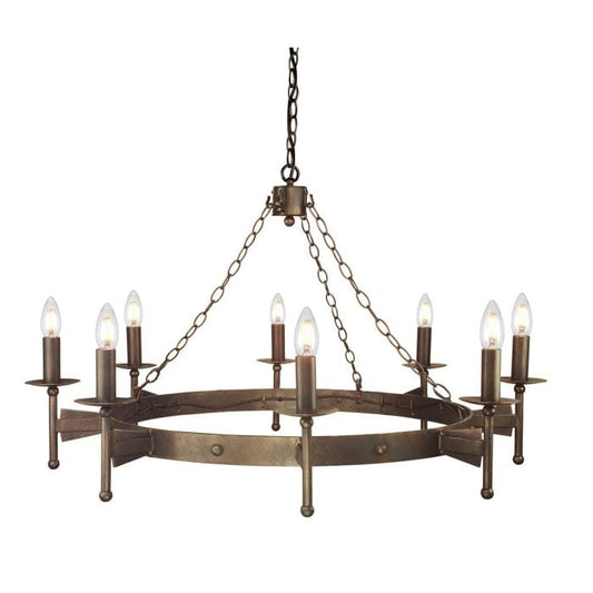 Cromwell 8 Light Chandelier - Old Bronze