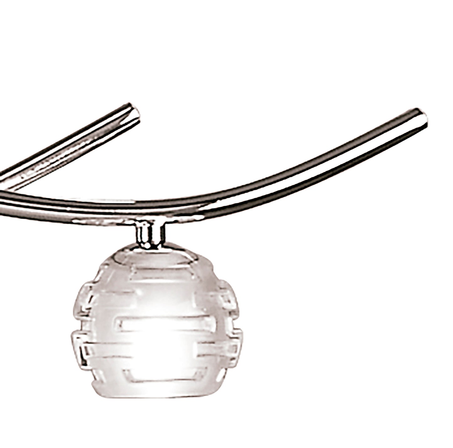 Dali Telescopic Pendant Line 5 Light G9, Polished Chrome by Mantra