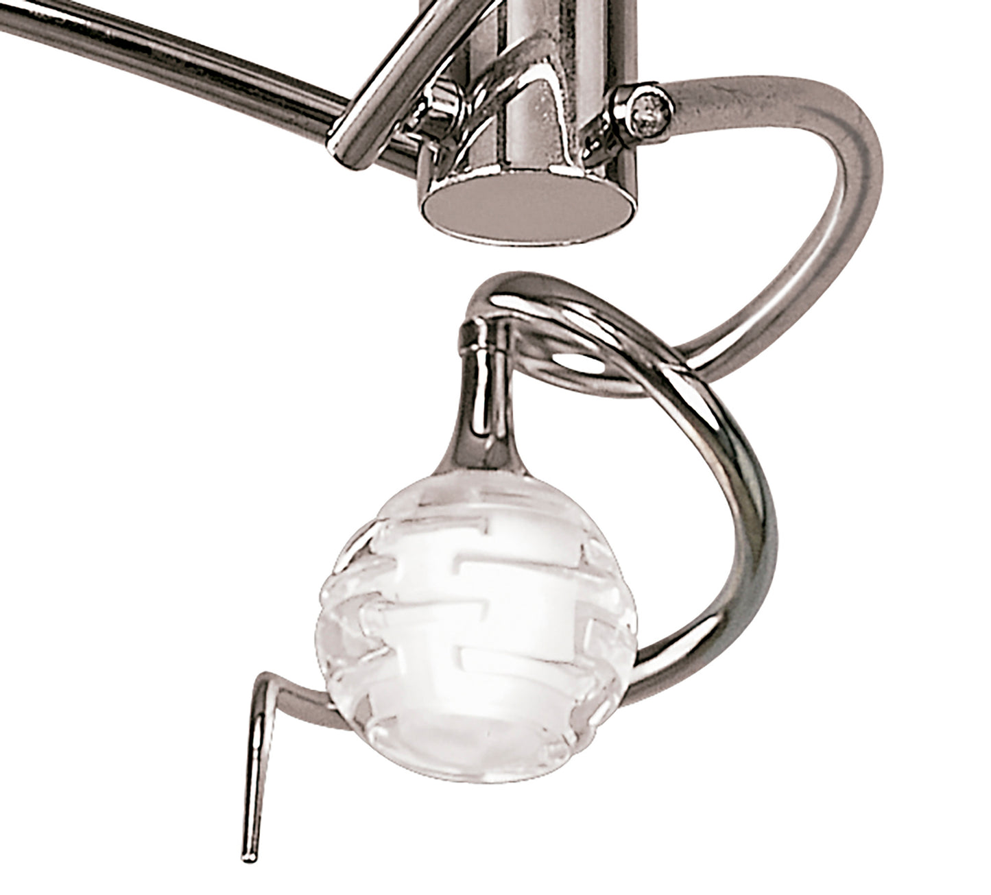 Dali Semi Flush 3 Light G9, Polished Chrome by Mantra