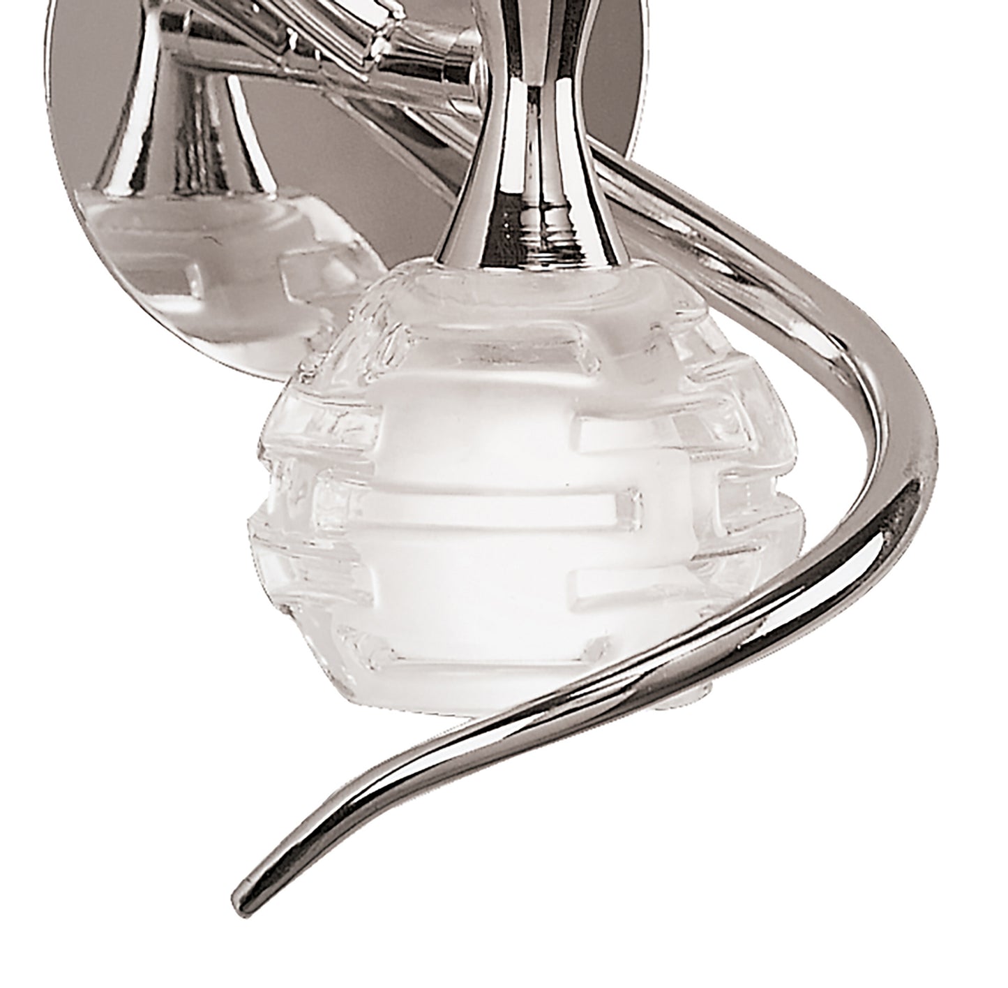 Dali Wall Lamp Switched 2 Light G9, Polished Chrome by Mantra