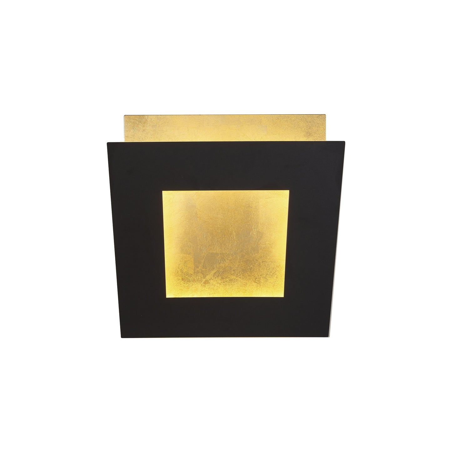 Dalia 18cm Wall Lamp, 18W LED, 3000K, 1260lm, Gold/Black, 3yrs Warranty by Mantra