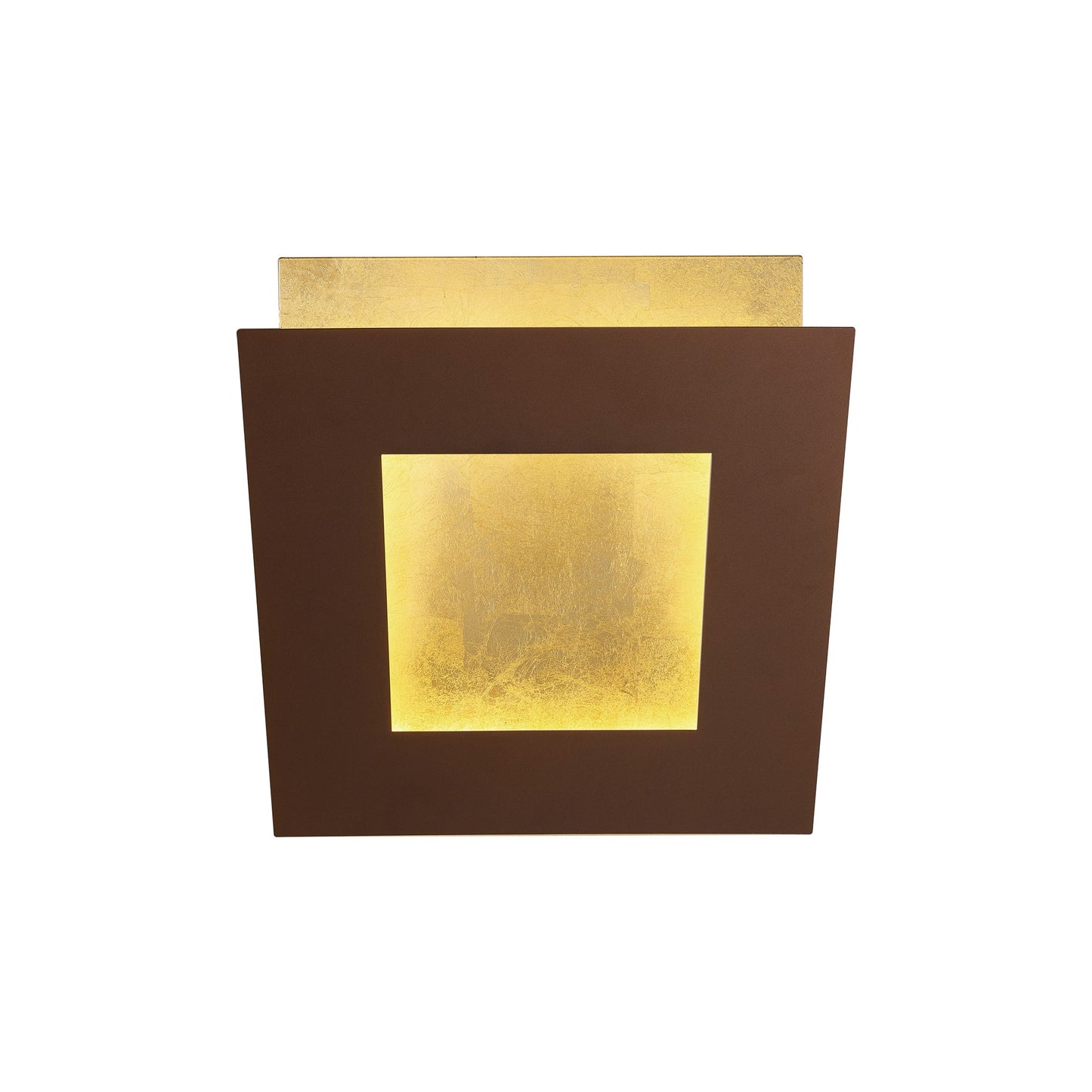 Dalia 18cm Wall Lamp, 18W LED, 3000K, 1260lm, Gold/Rust Brown, 3yrs Warranty by Mantra