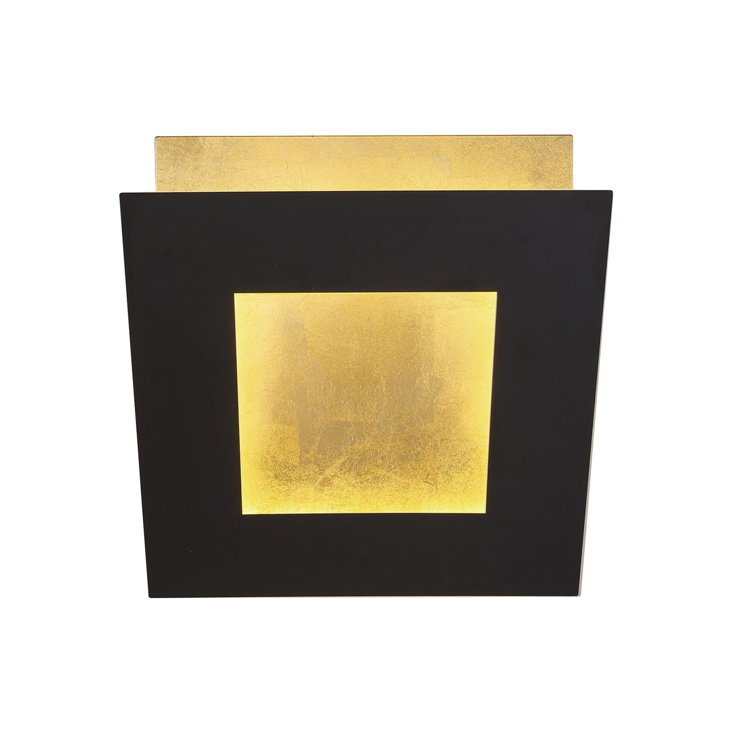 Dalia 22cm Wall Lamp, 24W LED, 3000K, 1680lm, Gold/Black, 3yrs Warranty by Mantra