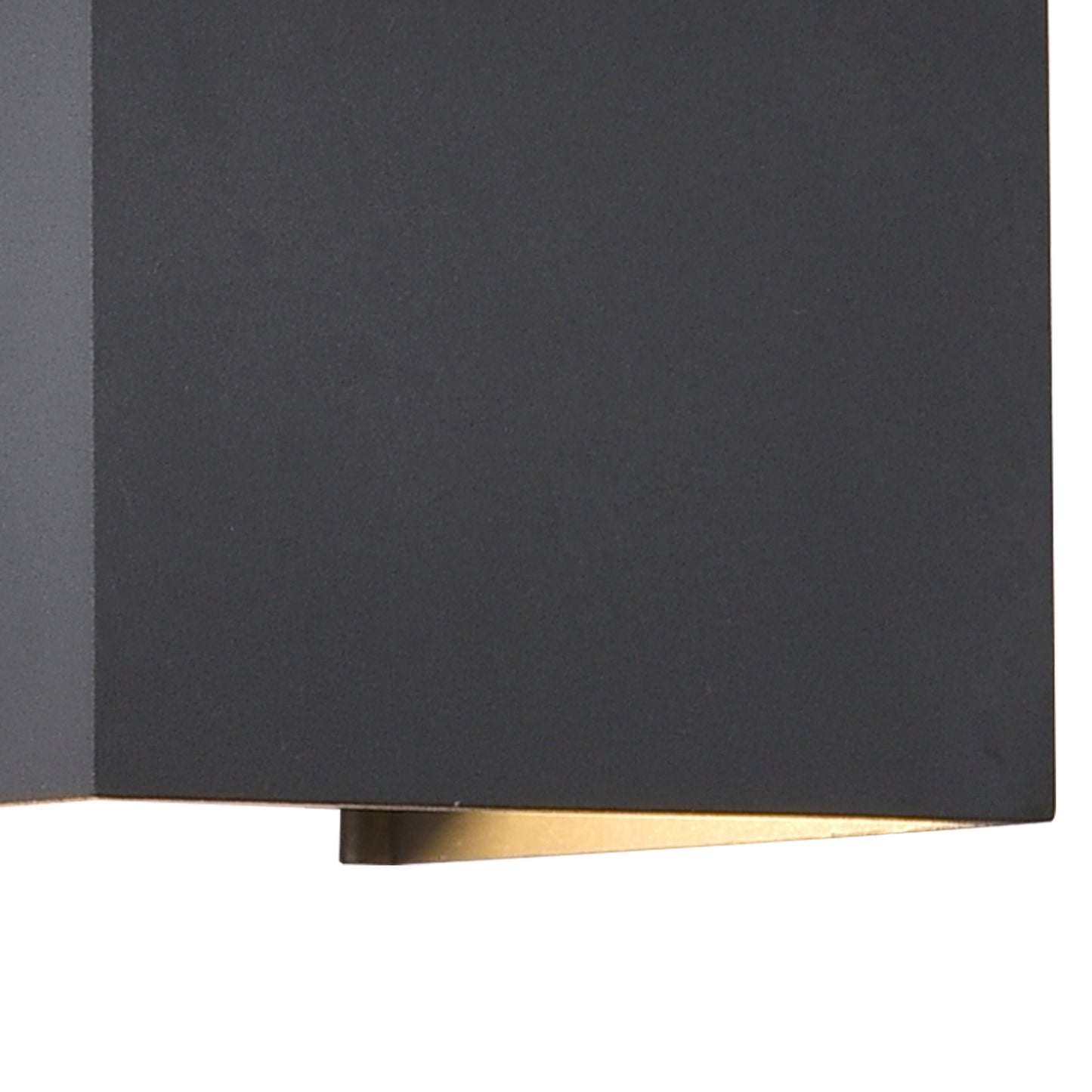 Davos Square Wall Lamp, 2 x 6W LED, 3000K, 1100lm, IP54, Anthracite, 3yrs Warranty by Mantra