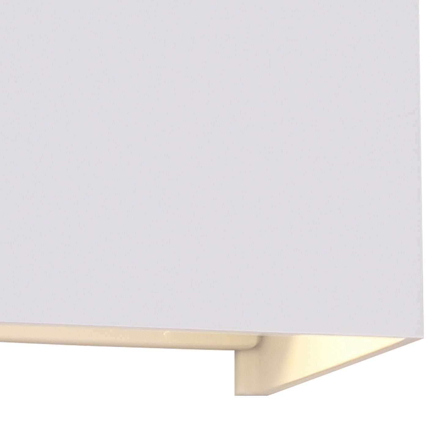 Davos Square Wall Lamp, 2 x 6W LED, 3000K, 1100lm, IP54, Sand White, 3yrs Warranty by Mantra