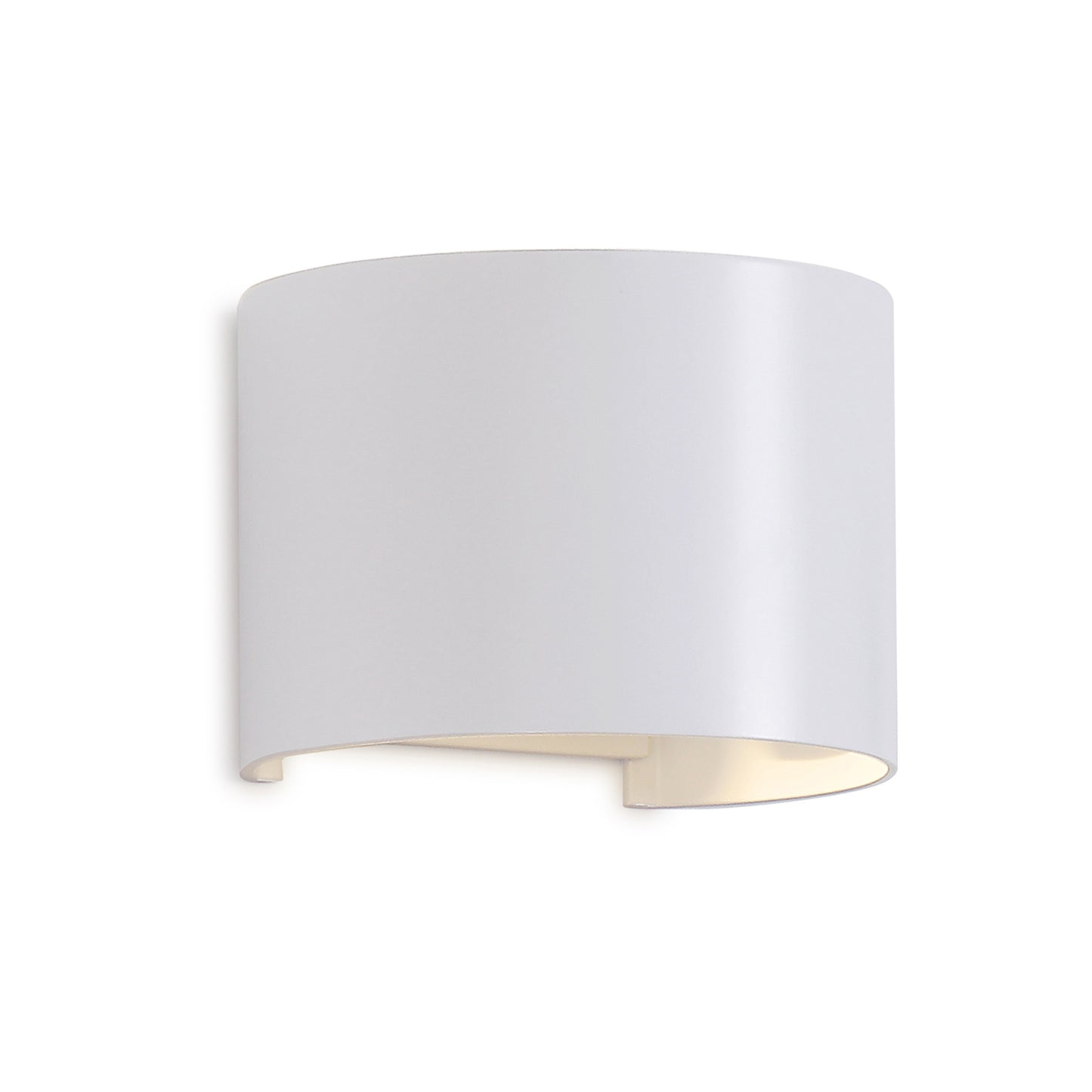 Davos Round Wall Lamp, 2 x 6W LED, 3000K, 1100lm, IP54, Sand White, 3yrs Warranty by Mantra