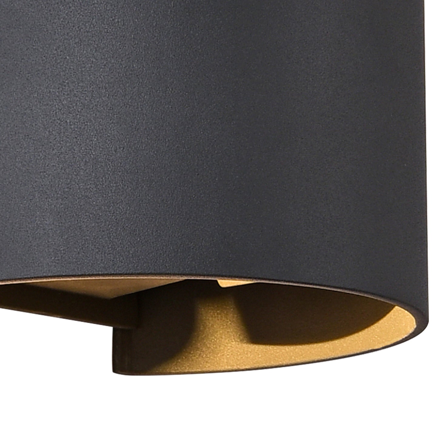 Davos Round Wall Lamp, 2 x 6W LED, 4000K, 1100lm, IP54, Anthracite, 3yrs Warranty by Mantra