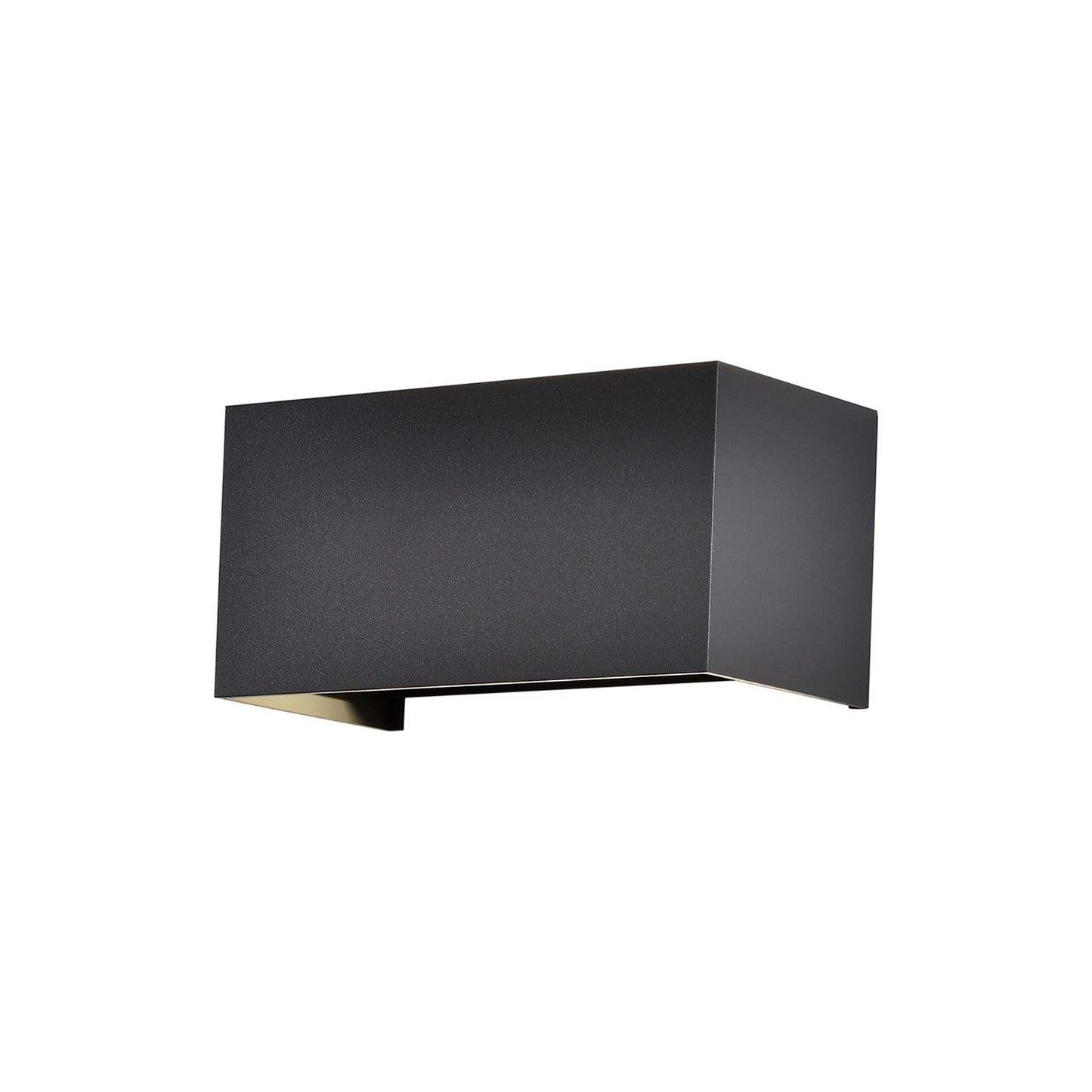 Davos Rectangle Wall Lamp, 4 x 6W LED, 3000K, 2200lm, IP54, Sand Black, 3yrs Warranty by Mantra