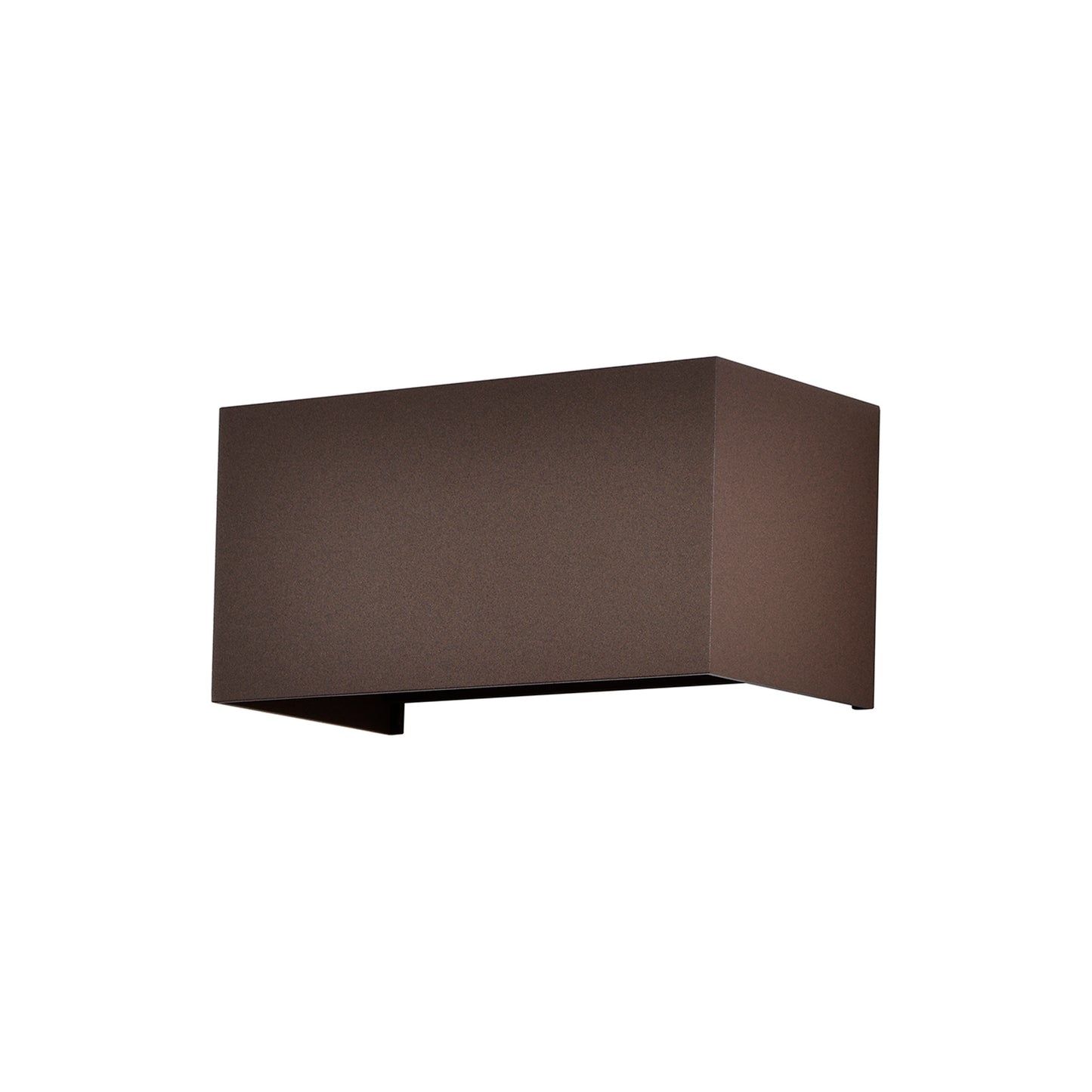 Davos Rectangle Wall Lamp, 4 x 6W LED, 4000K, 2200lm, IP54, Rust Brown, 3yrs Warranty by Mantra