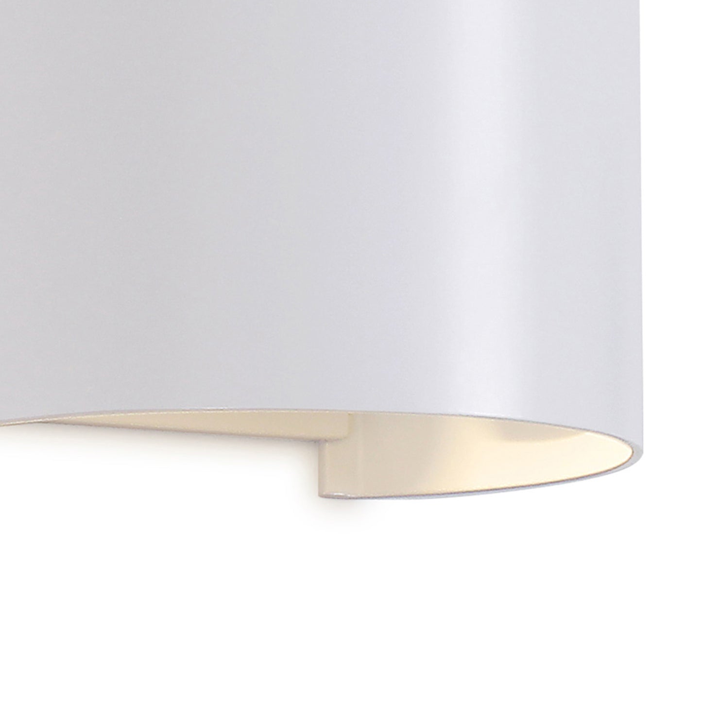 Davos Round Wall Lamp Dimmable, 2 x 6W LED, 2700K, 1100lm, IP54, Sand White, 3yrs Warranty by Mantra