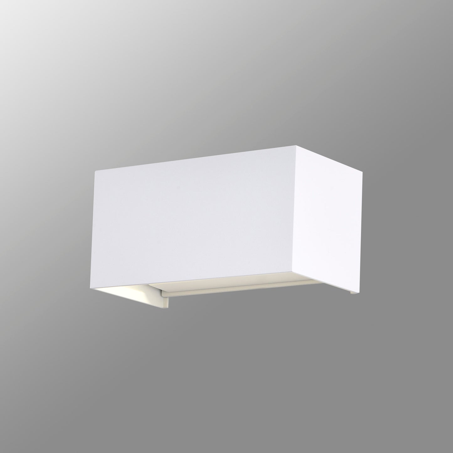 Davos Rectangle Wall Lamp Dimmable, 4 x 6W LED, 2700K, 2200lm, IP54, White, 3yrs Warranty by Mantra