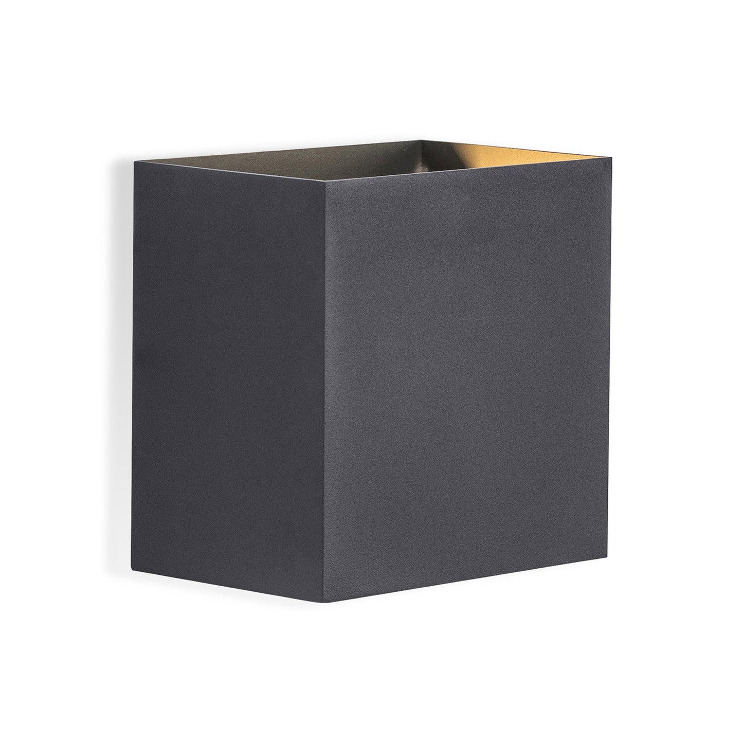 Davos XL Square Wall Lamp, 2x10W LED, 3000K, 1830lm, IP65, Anthracite, 3yrs Warranty by Mantra