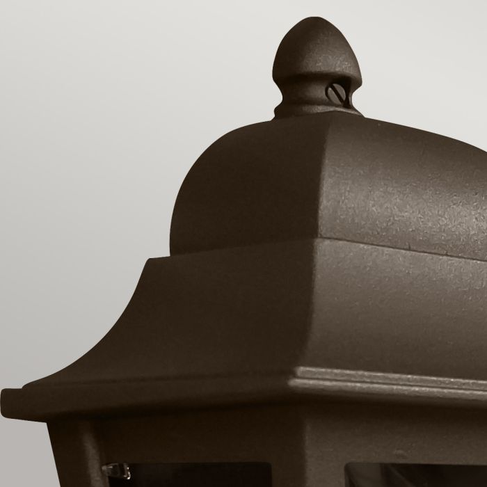 Deco Lane 1lt Half Wall Lantern - Bronze