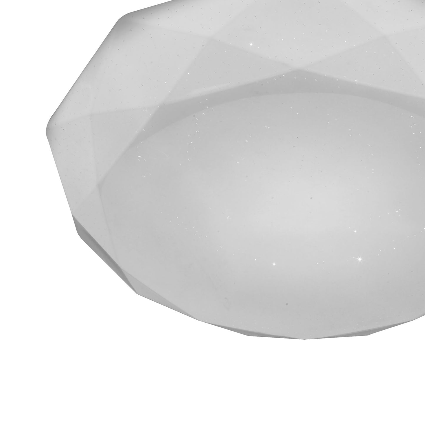 Diamante Flush Ceiling 21W LED 3000K,2100lm,White Acrylic,3yrs Warranty by Mantra