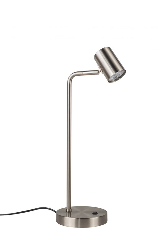 Diego 1 Light Table Lamp Satin Chrome