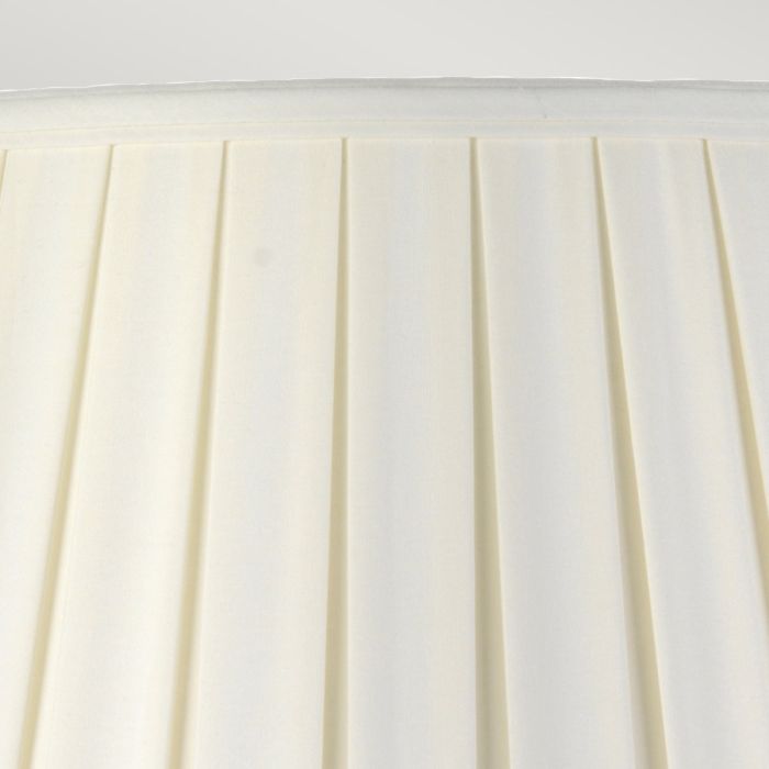 Linyi 1 Light Table Lamp with Tall Empire Shade - Blue and White with Ivory Shade