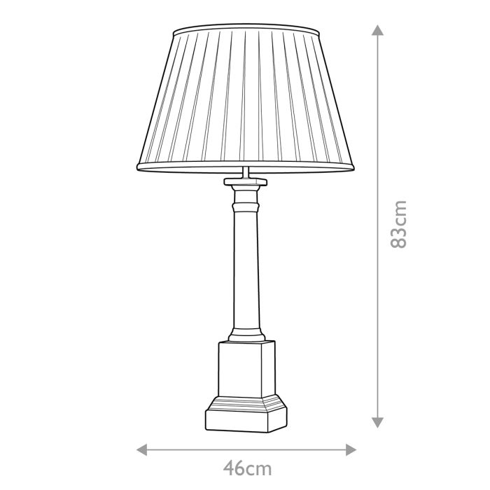 Louviers 1 Light Table Lamp with Tall Empire Shade - Oxblood and Gold with Ivory with Black and Gold trim Shade