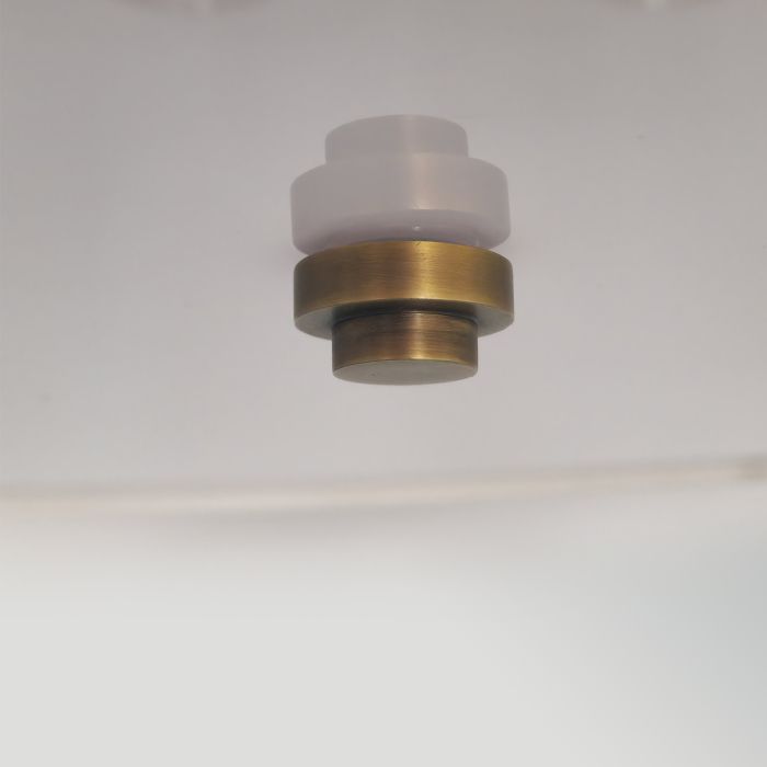 Pearce 26" Pendant with Aged Brass Ceiling Pan - Aged Brass with Ivory Shade