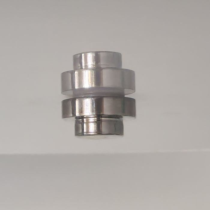 Pearce 26" Pendant with Polished Chrome Ceiling Pan - Polished Chrome with Ivory Shade