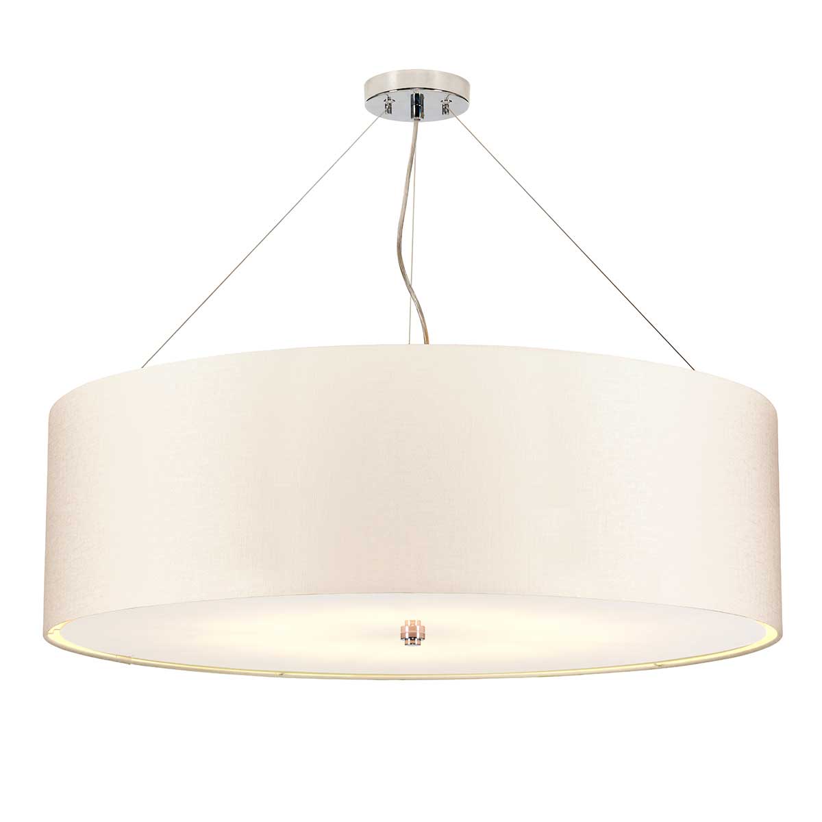 Pearce 34″ Pendant with Polished Chrome Ceiling Pan