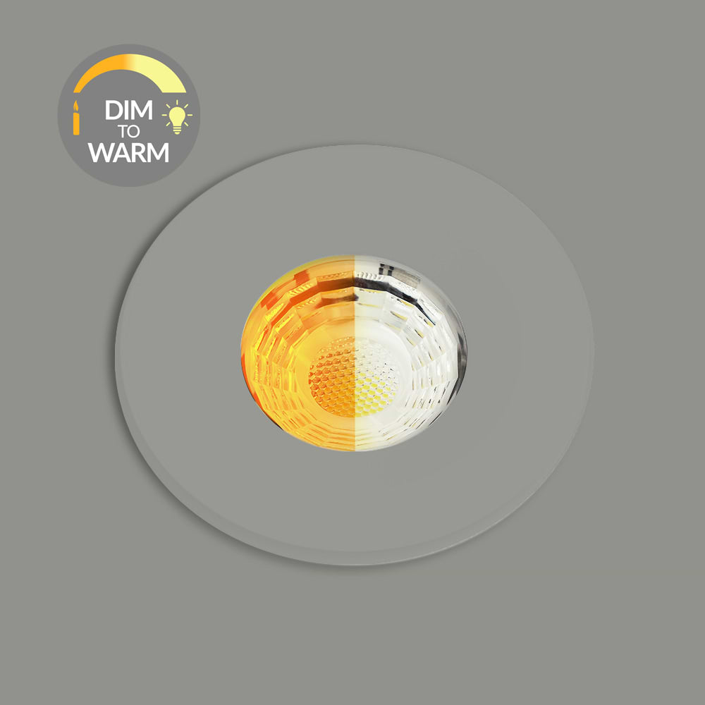 Soho Lighting Primed Paintable CCT Dim To Warm LED Downlight Fire Rated IP65